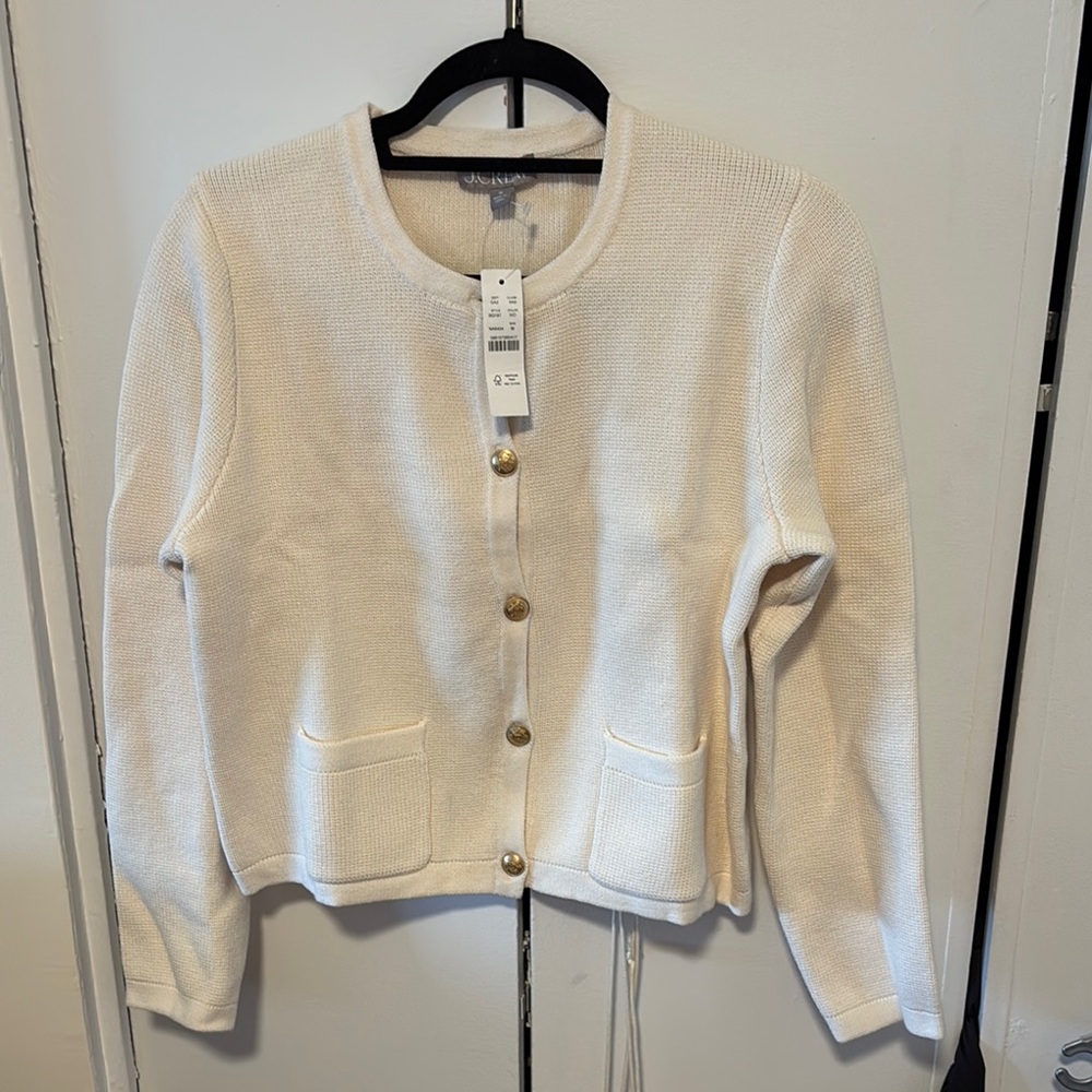 J.Crew Emilie Lady Jacket Cream Size M